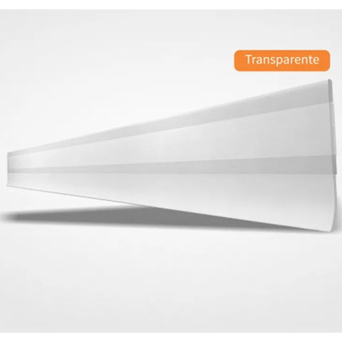 Veda Porta Silicone Transparente Autoadesivo Ajustável 80cm