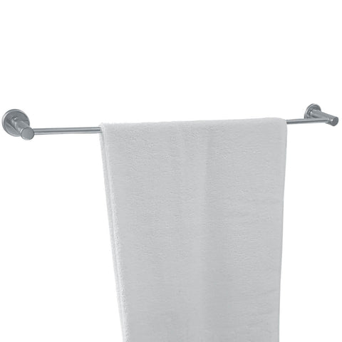 Suporte Para Toalha De Banho Toalheiro 60cm Redondo Aço Inox