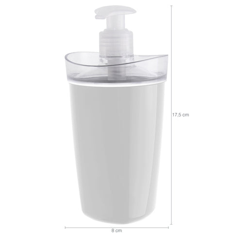 Porta Sabonete líquido Martiplast Saboneteira Líquida Dispenser Sabonete Com Válvula Pump Branco