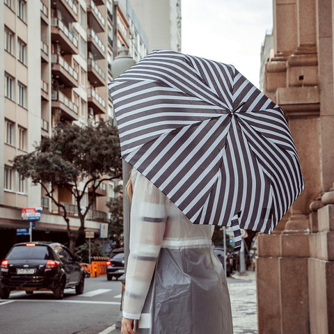 Guarda Chuva Automático Cellulare Sombrinha Longa Com Listras Fazzoletti