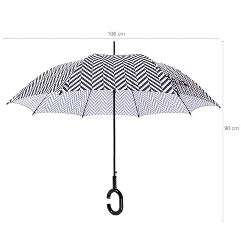 Guarda Chuva Automático Cellulare Sombrinha Longa Com Listras 3D Fazzoletti