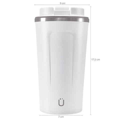 Copo Térmico Glück 500ml Aço Inox Copo Para Café Cerveja Com Tampa Hermética