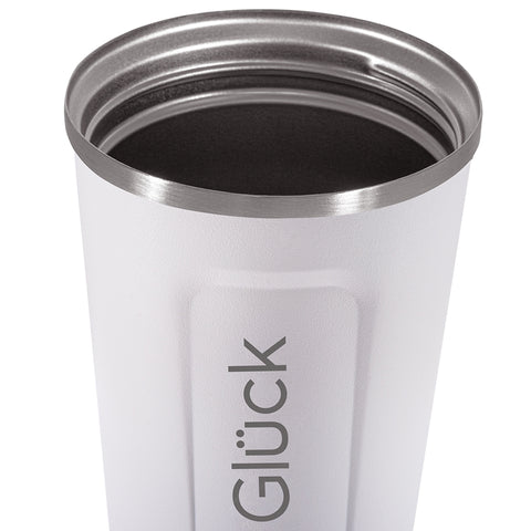 Copo Térmico Glück 500ml Aço Inox Copo Para Café Cerveja Com Tampa Hermética