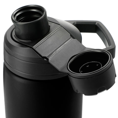 Garrafa Térmica 1L Chute Mag Vacuum Camelbak Inox Tampa Com Dupla Abertura Preta