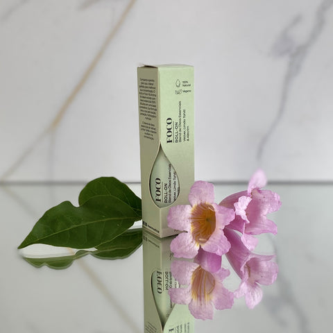 Blend De Óleos Essenciais Vegano 10ml Roll-On Foco Via Aroma