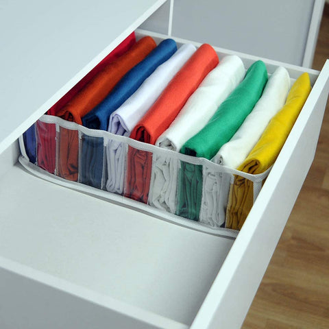 Kit 3 Colmeias Organizadoras De Moletons Com 10 Divisórias Organizador De Gaveta Closet