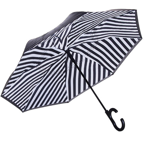 Guarda Chuva Invertido Automático Sombrinha Longa Cellulare Listras Fazzoletti