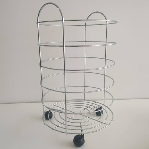 Cesto Para Roupa Aramado Tulipa 56cmX36cm Cesto Com Saco Cromado Schmitt