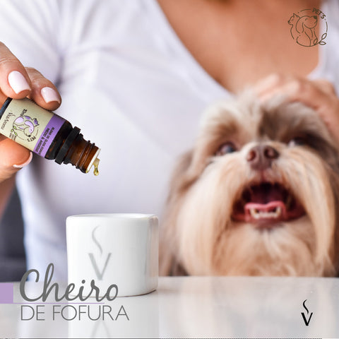 Blend De Óleos Essenciais Natural Pets 10ml Via Aroma Medo E Ansiedade