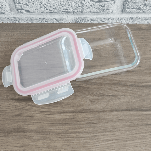 Conjunto De Dois Potes Pequenos De Vidro 370ml Potes Com Tampa Hermética Conserve it Invicta