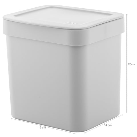 Lixeira Para Pia De Cozinha 4,7L E Dispenser Porta Detergente E Organizador 650ml Branco OU