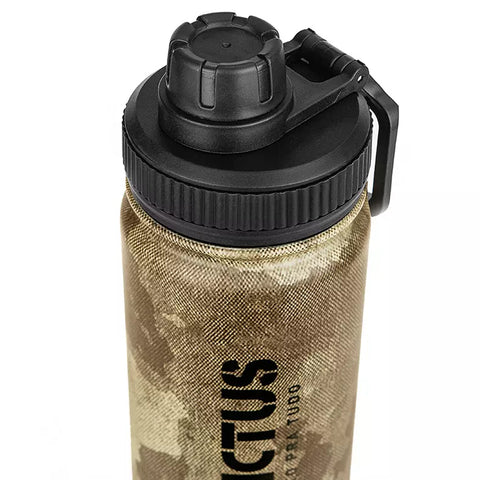 Garrafa Térmica 500ml Sonic Invictus Aço Inox 304 Tampa De Dupla Abertura Verde Camuflado