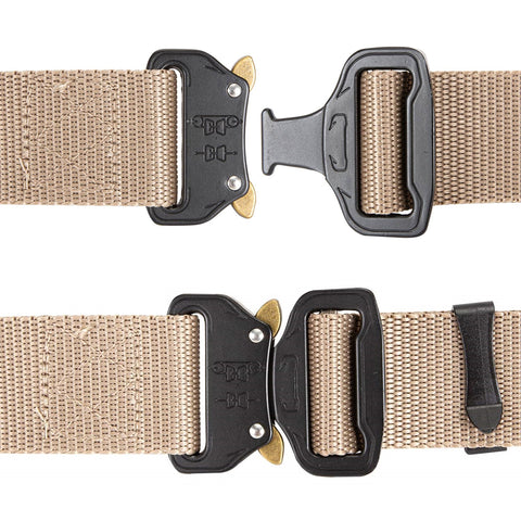 Cinto Tático Militar P Com Fivela De Engate Rápido Falcão BR Force Coyote
