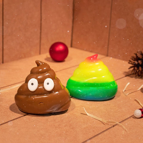 Sticky Ball Meleca Brinquedo Anti Stress que Gruda Sticky the Poo Dican Cocô Triste