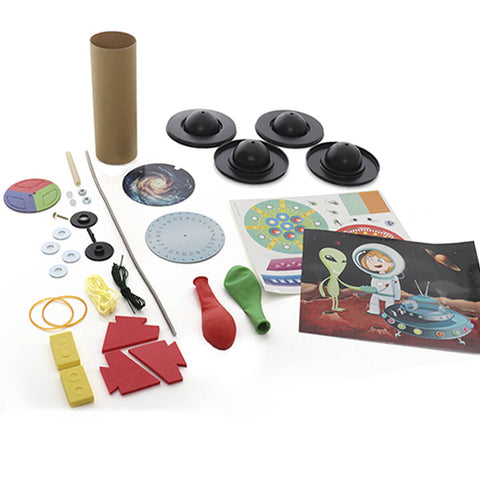 Hora da Ciência Primeiro Kit Espacial Dican Ficção Científica Brinquedo Educativo Colorido