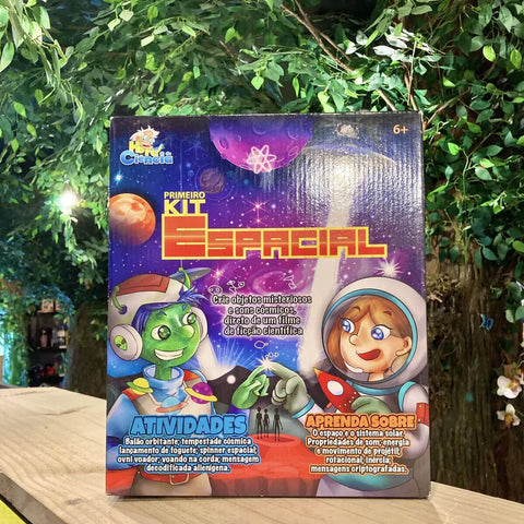 Hora da Ciência Primeiro Kit Espacial Dican Ficção Científica Brinquedo Educativo Colorido