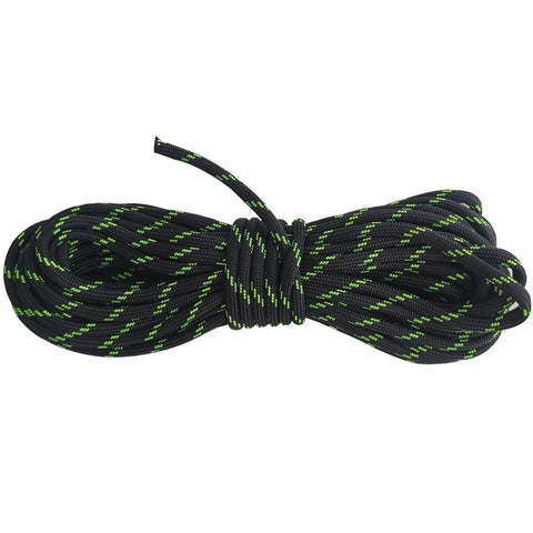 Paracord 550 Libras 4mm Corda De Sobrevivência Tática Militar 10 Metros 366Kgf Green Neon Dark