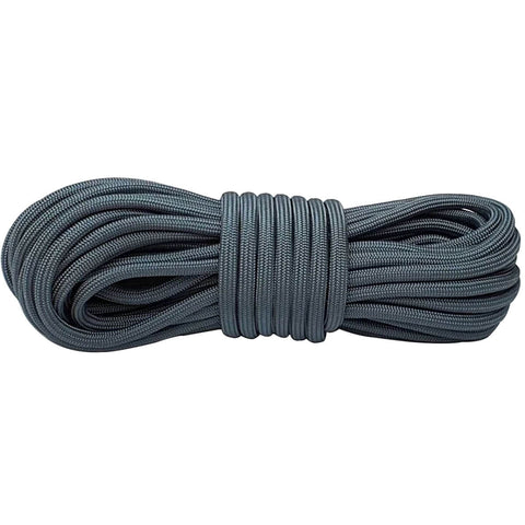 Paracord 750 Libras 5mm 387kg Corda de Sobrevivência Resistente 10 Metros Cinza