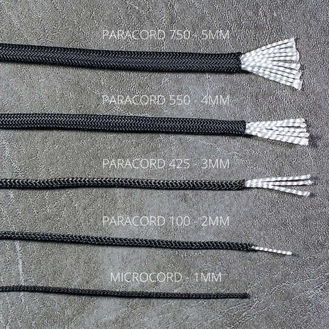 Paracord 750 Libras 5mm 387kg Corda de Sobrevivência Resistente 10 Metros Marrom