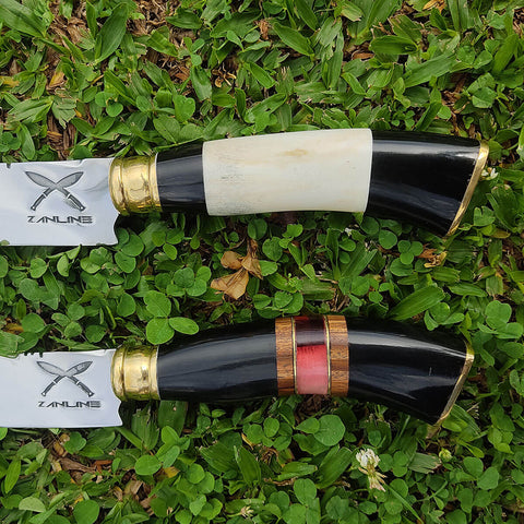 Faca Estilo Chef Nusret Gökçe 3mm Salt Bae Churrasco Artesanal 10' Aço Inox 420c Cabos Variados