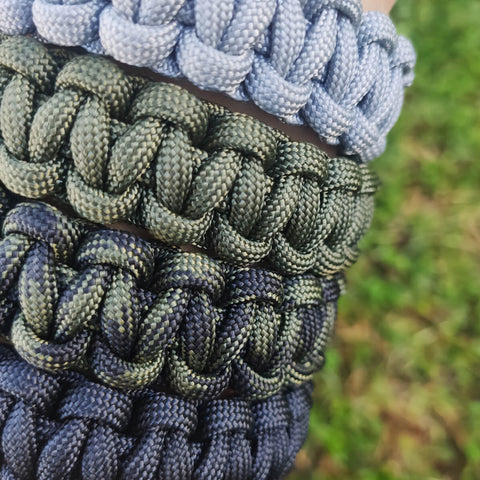 Pulseira Paracord 550lb Bracelete Tático 2,5m Corda De Sobrevivência Preto