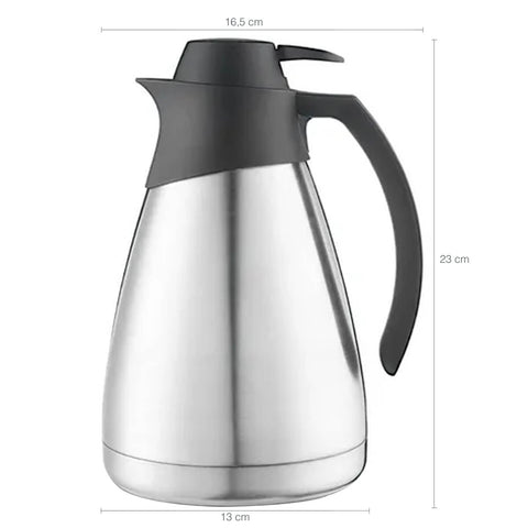 Bule Térmico para Café Chá 1 Litro Termic Sanremo Garrafa Térmica Quente Frio Inox