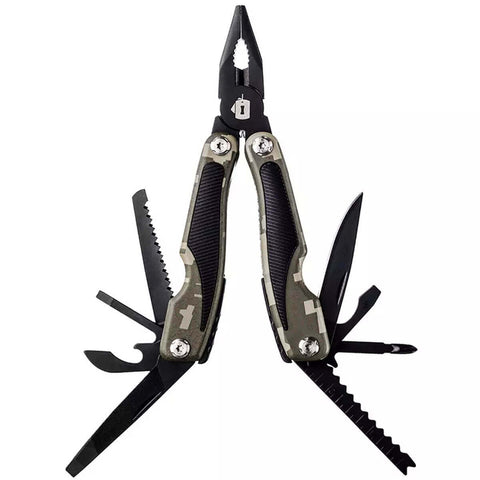 Kit Alicate Multitool Invictus Precision e Canivete Tático Militar Invictus Squad Inox 420 Camuflado