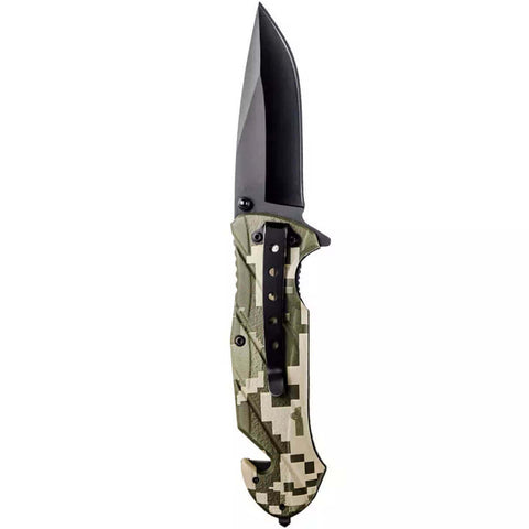 Kit Alicate Multitool Invictus Precision e Canivete Tático Militar Invictus Squad Inox 420 Camuflado